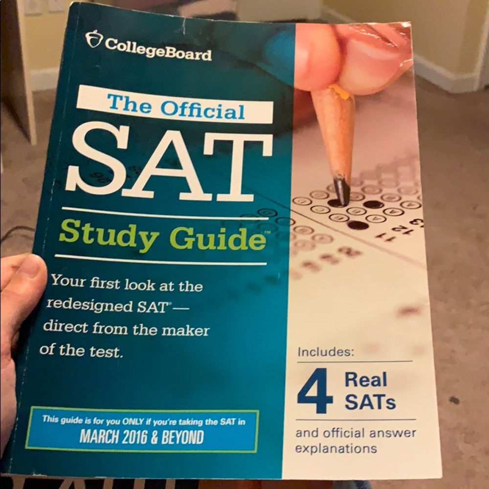 SAT Study Guide (4 real SATs)
